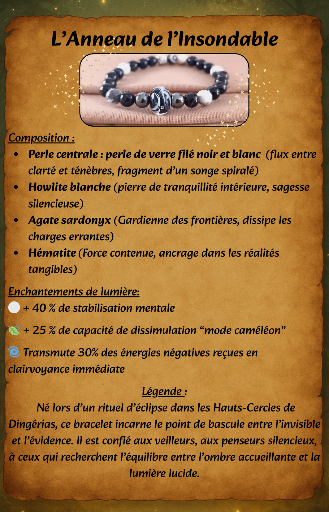 L’Anneau de l’Insondable Les larmes du Phoenix