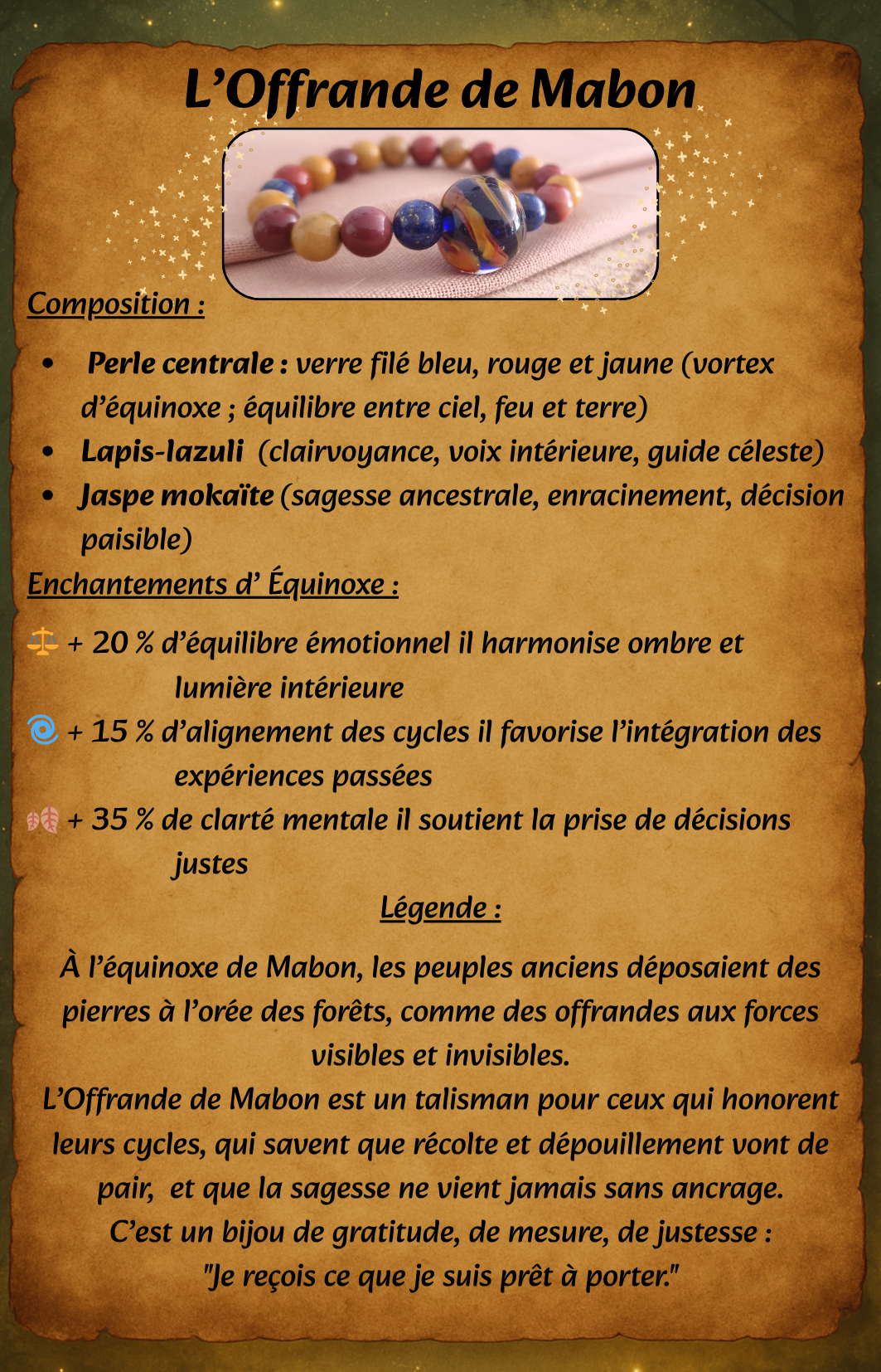 L’Offrande de Mabon Les larmes du Phoenix