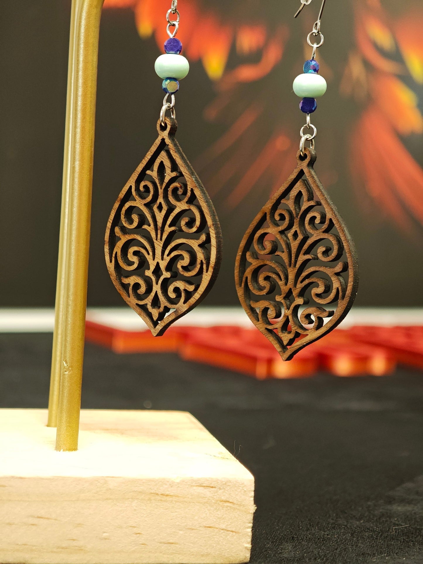 Boucles d'Oreilles Faelya Les larmes du Phoenix