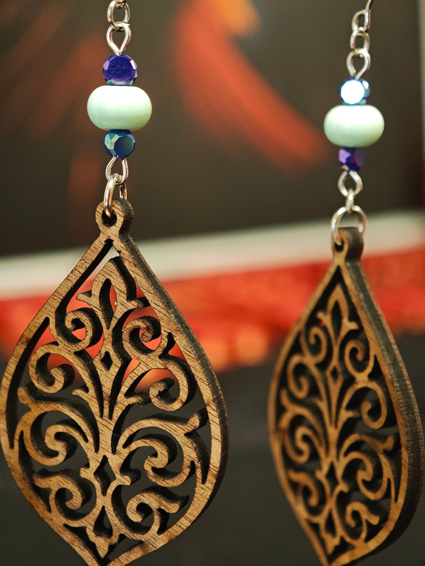 Boucles d'Oreilles Faelya Les larmes du Phoenix