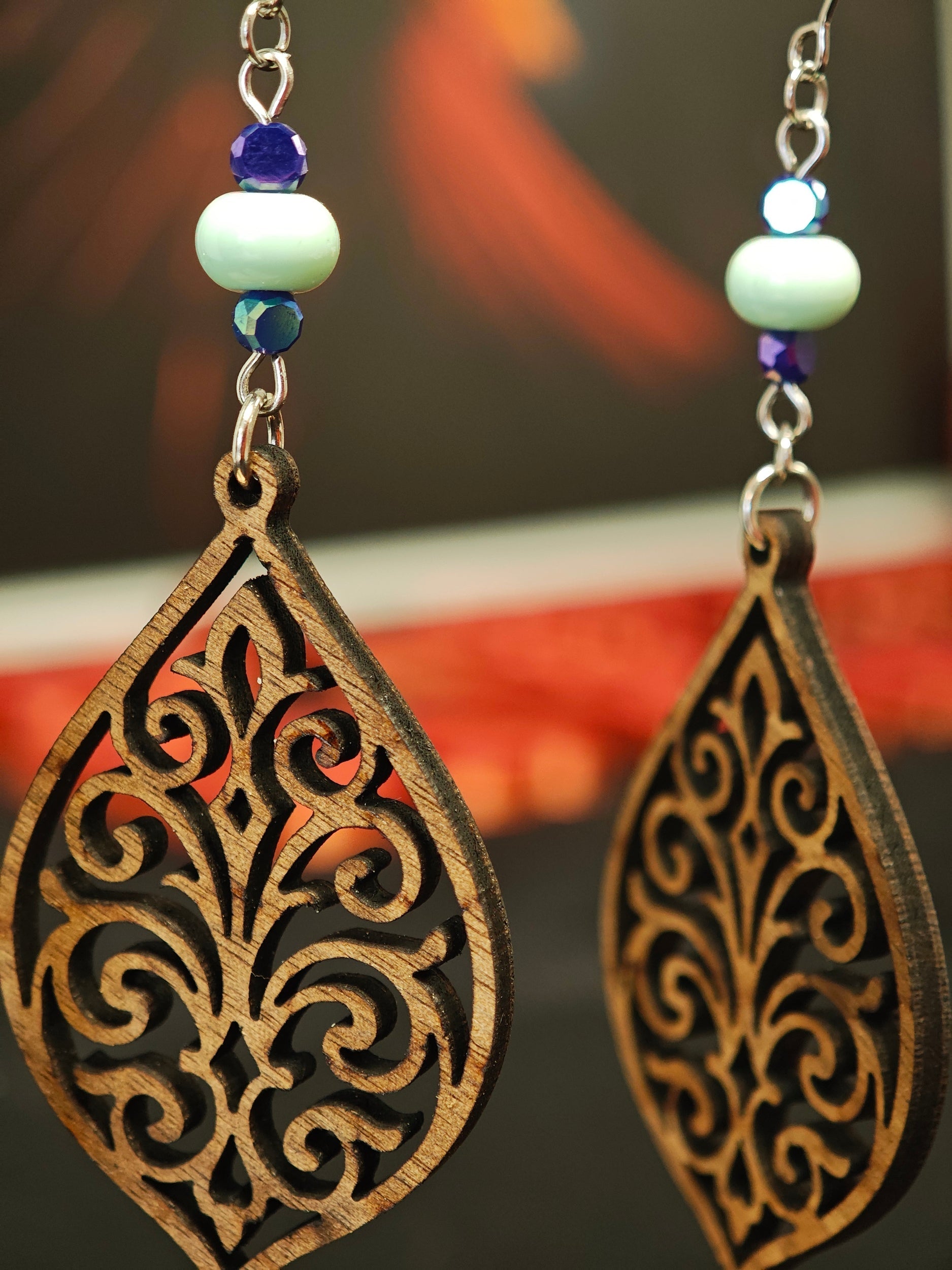 Boucles d'Oreilles Faelya Les larmes du Phoenix