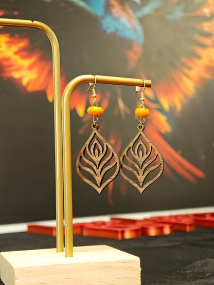 Boucles d'Oreilles Fira Les larmes du Phoenix