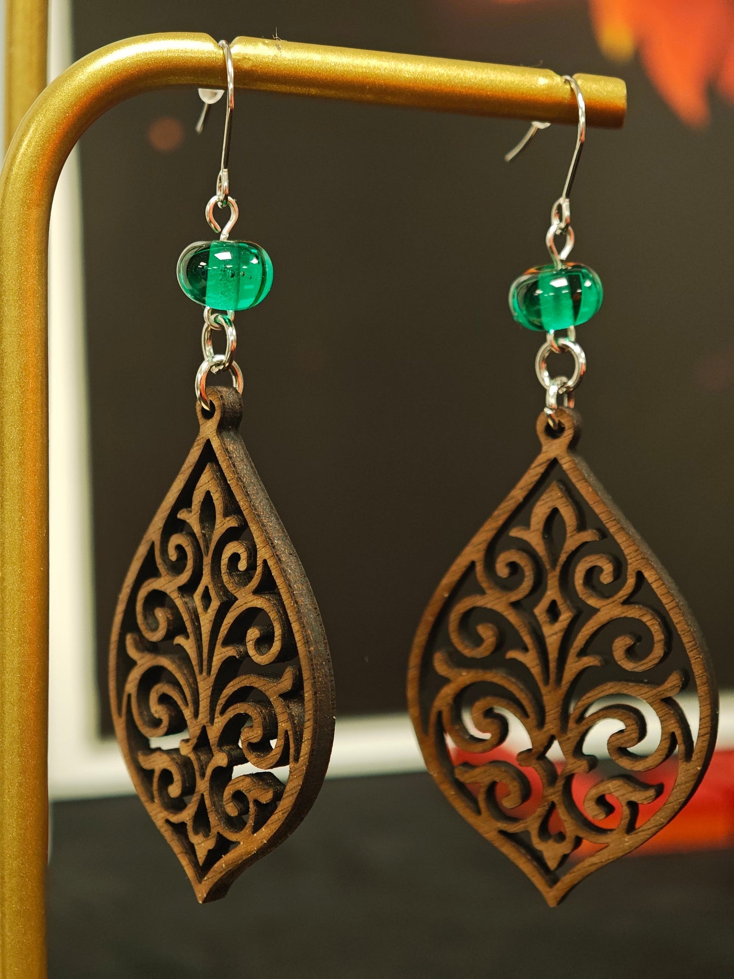 Boucles d'Oreilles Esméryne Les larmes du Phoenix