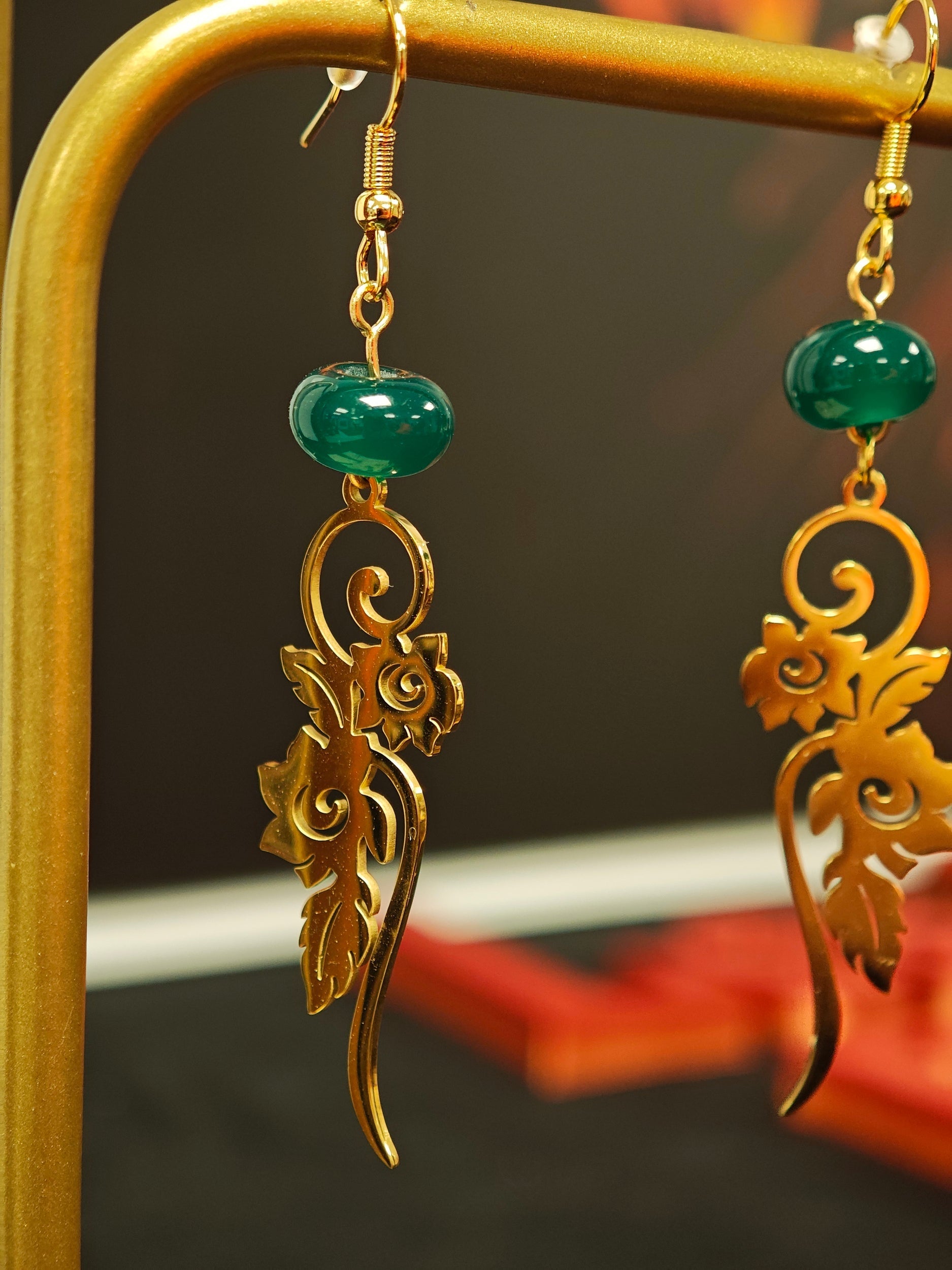 Boucles d'Oreilles Verdalys Les larmes du Phoenix