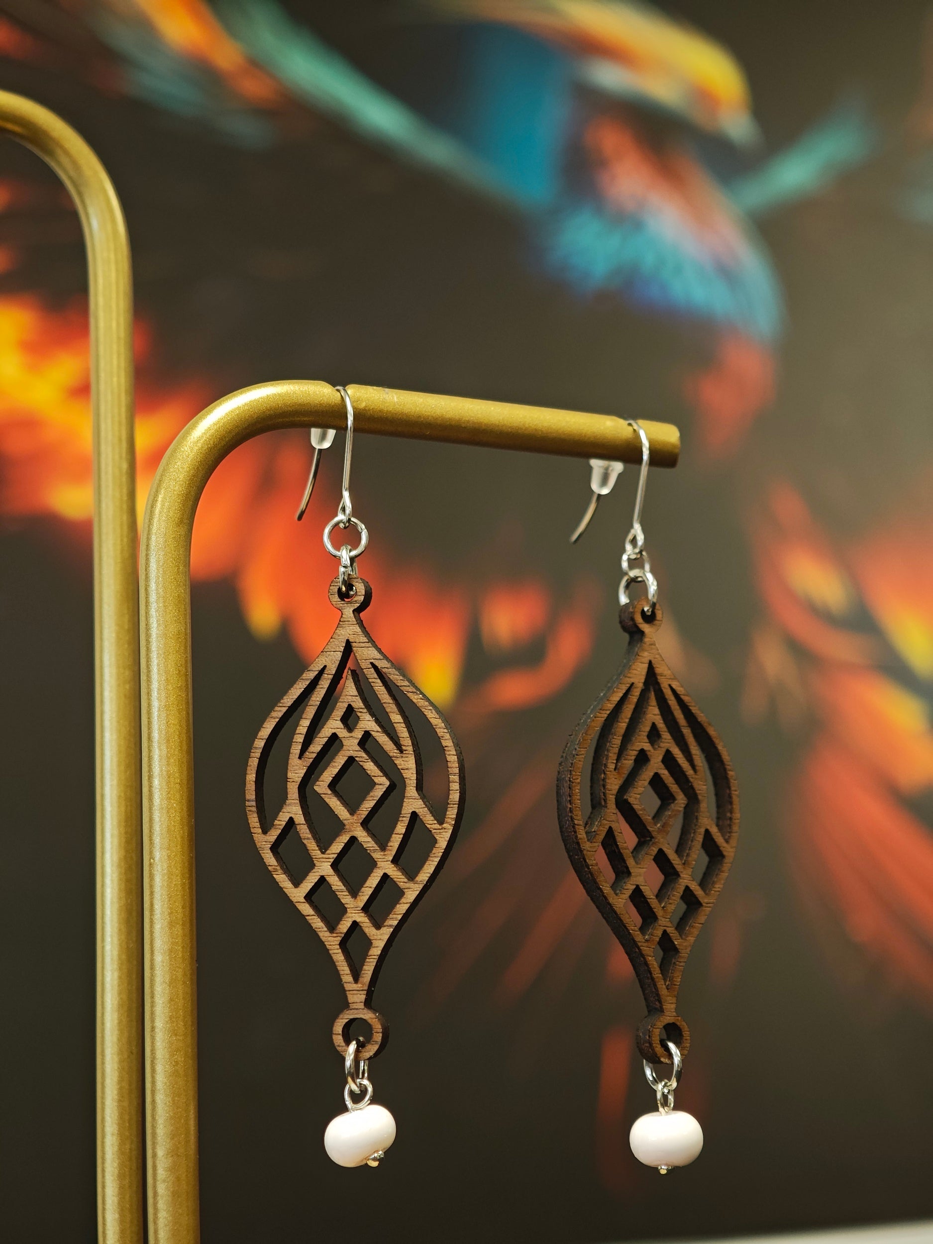 Boucles d'Oreilles Hévirline Les larmes du Phoenix