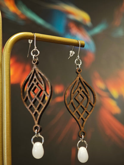 Boucles d'Oreilles Hivéline Les larmes du Phoenix