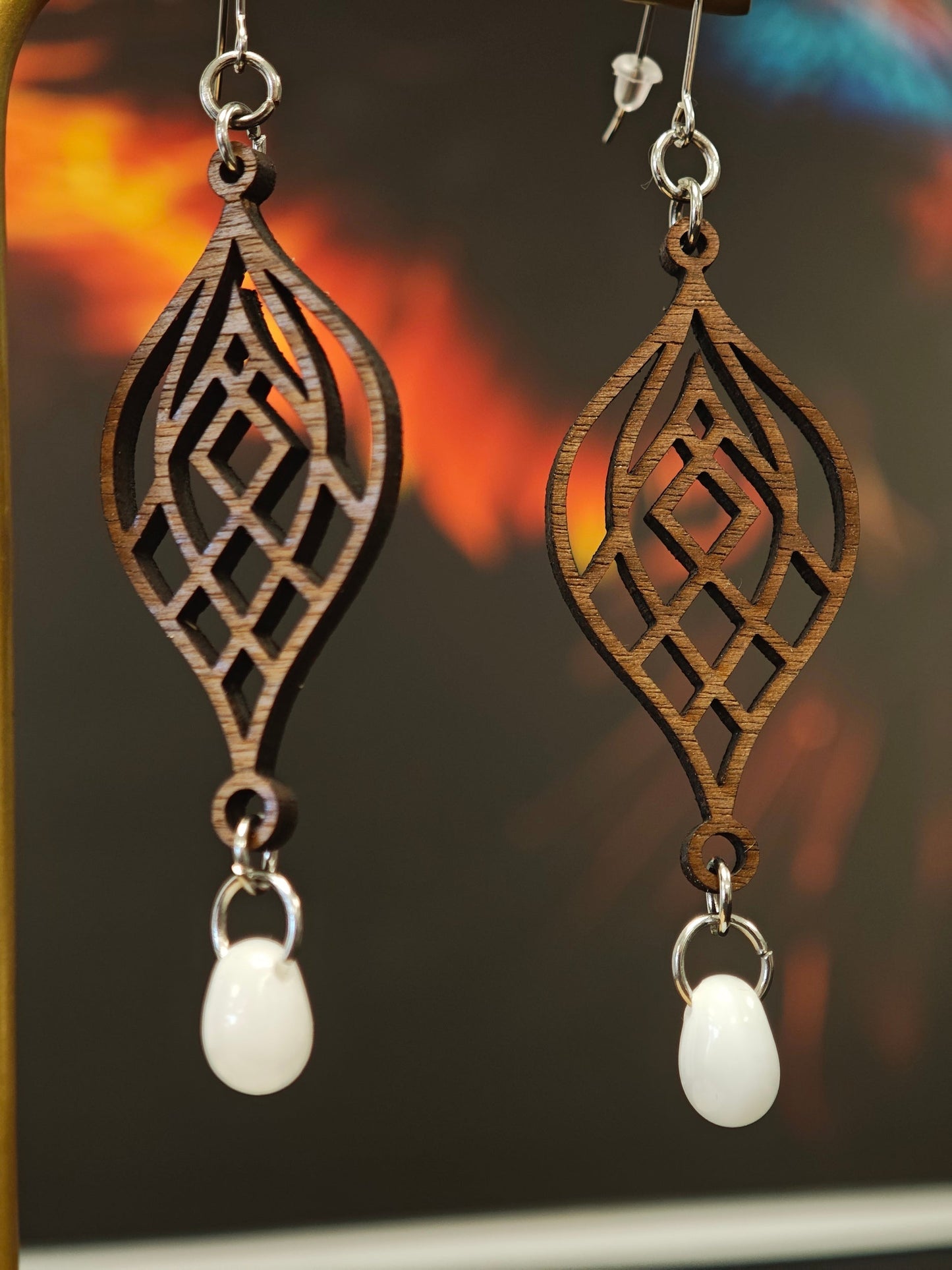 Boucles d'Oreilles Hivéline Les larmes du Phoenix