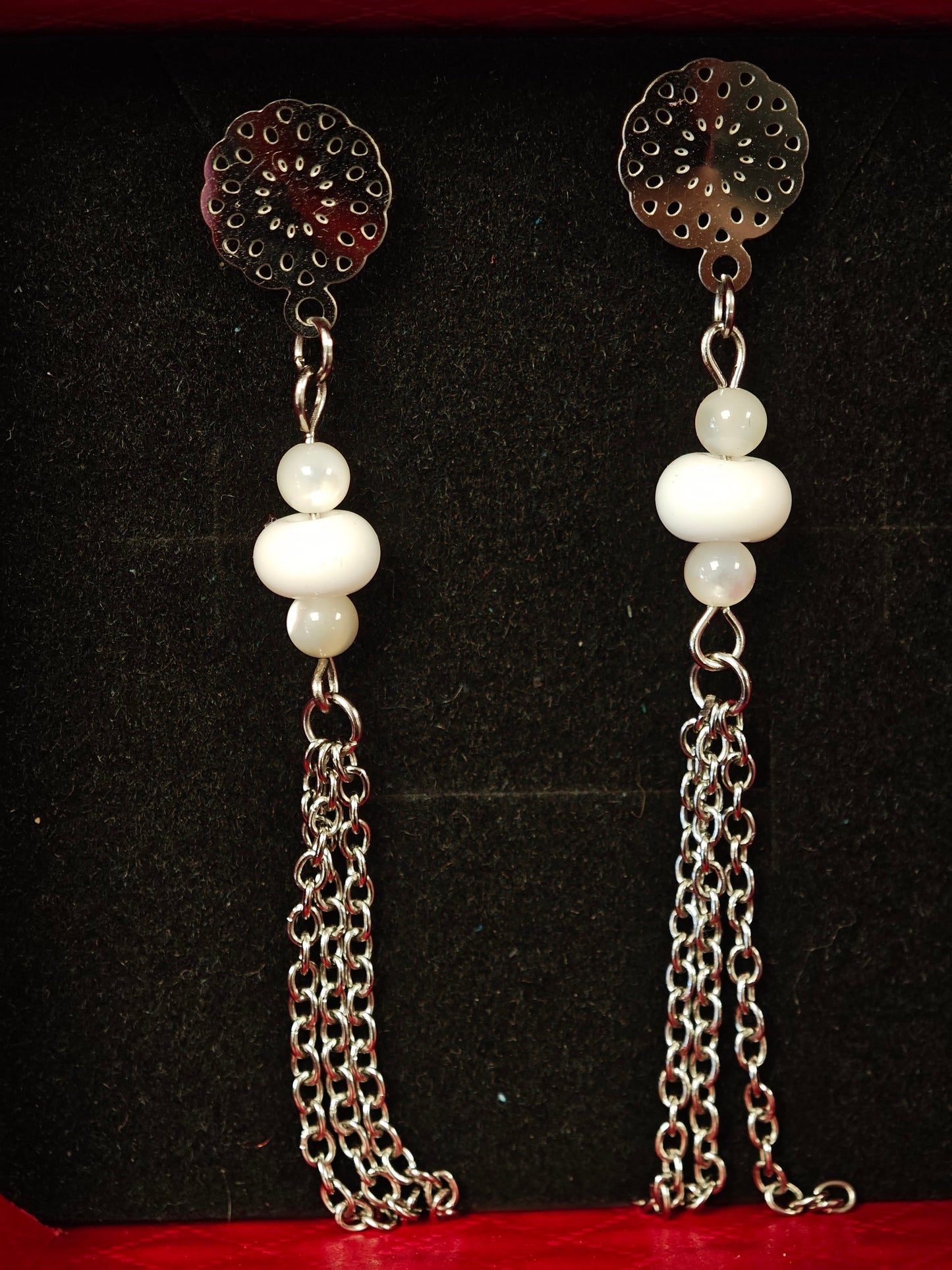 Boucles d'Oreilles Bïancka Les larmes du Phoenix