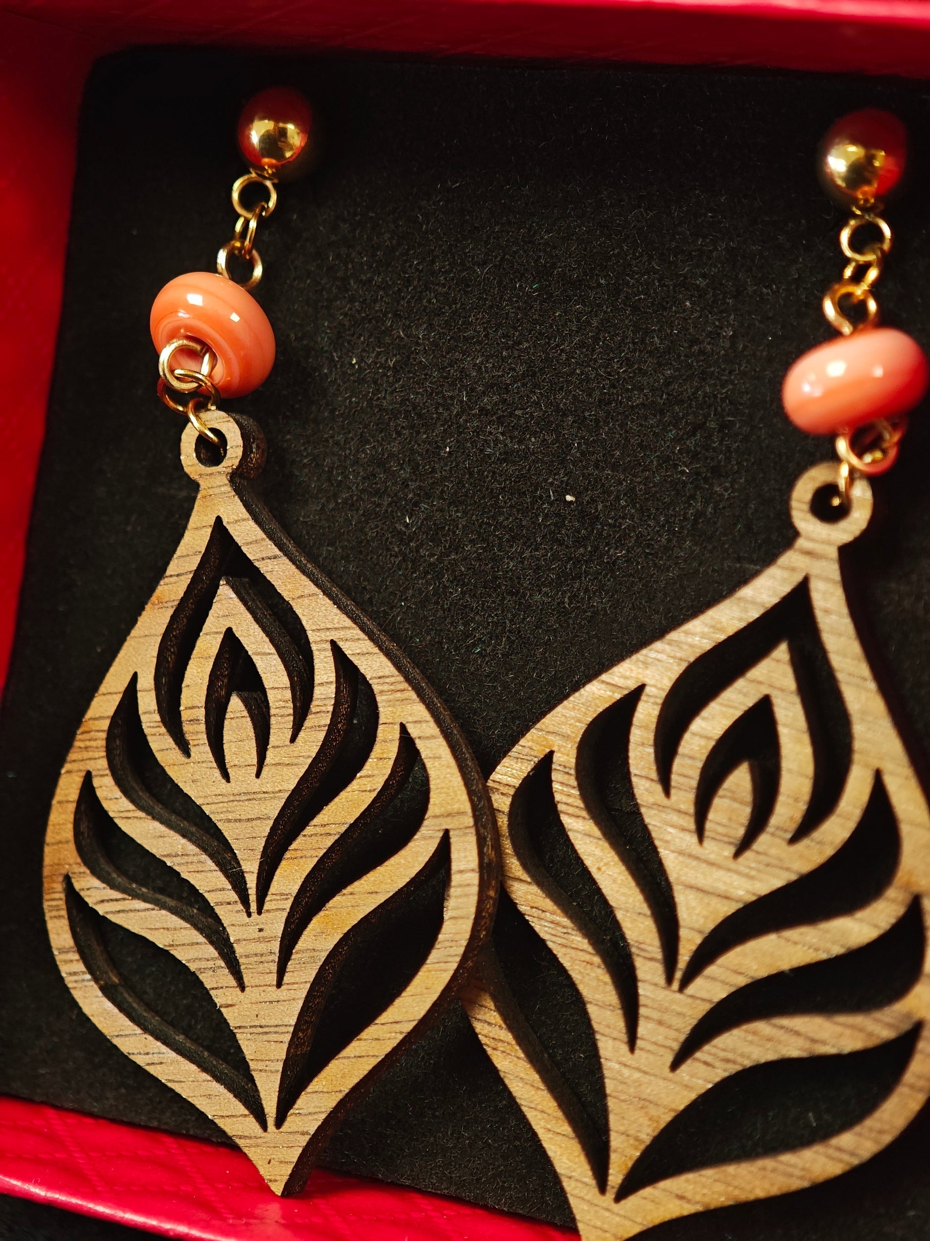 Boucles d'Oreilles Corélune Les larmes du Phoenix