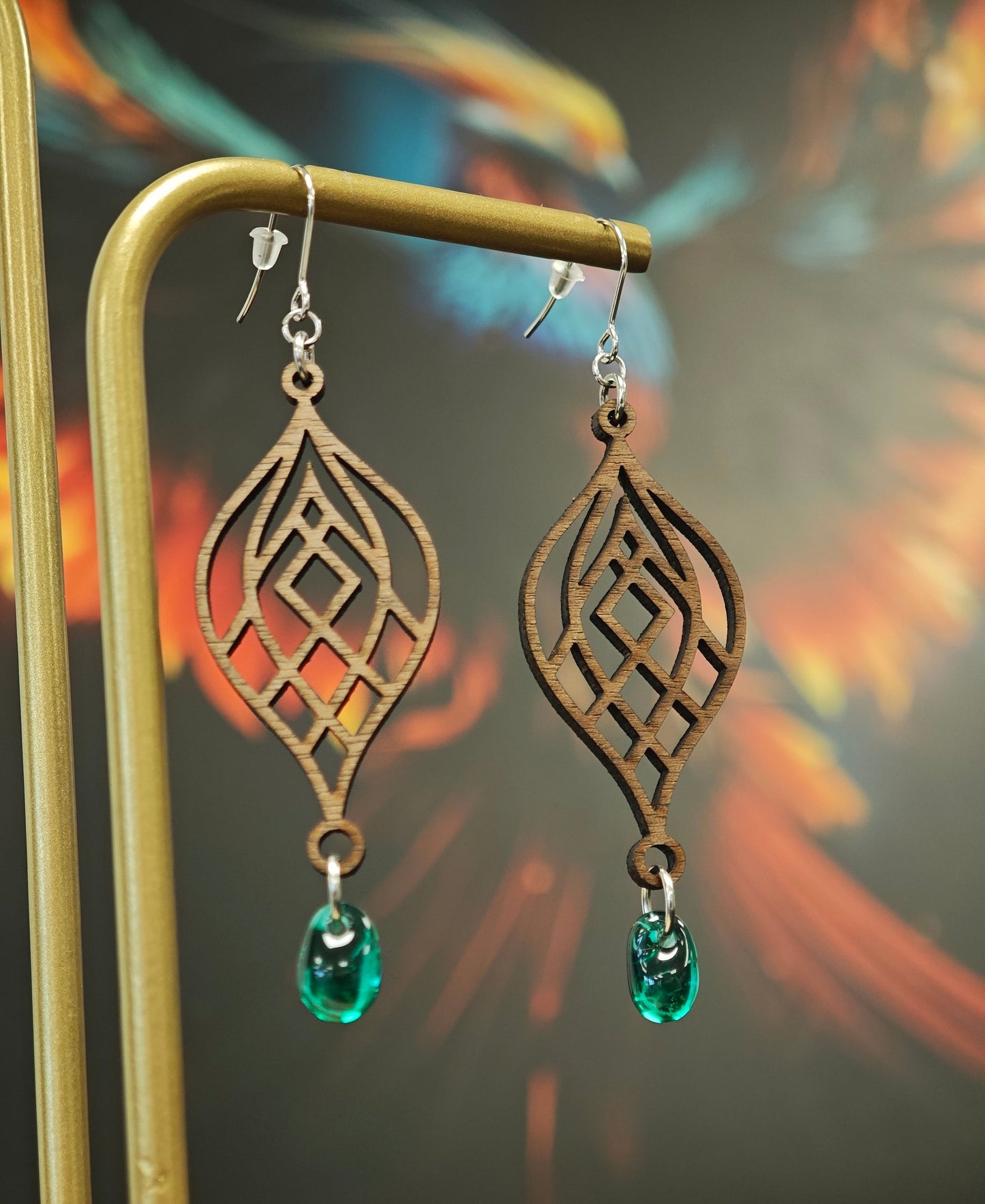 Boucles d'Oreilles Viridya Les larmes du Phoenix