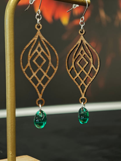 Boucles d'Oreilles Viridya Les larmes du Phoenix