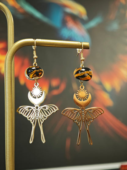 Boucles d'Oreilles Monarys Les larmes du Phoenix