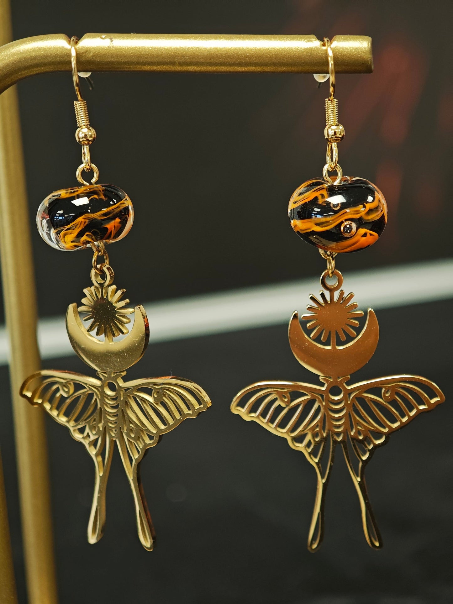 Boucles d'Oreilles Monarys Les larmes du Phoenix